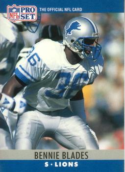 #97 Bennie Blades - Detroit Lions - 1990 Pro Set Football