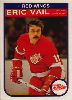 #97 Eric Vail - Detroit Red Wings - 1982-83 O-Pee-Chee Hockey