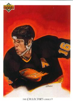 #97 Trevor Linden - Vancouver Canucks - 1991-92 Upper Deck Hockey