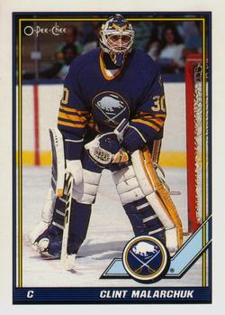 #97 Clint Malarchuk - Buffalo Sabres - 1991-92 O-Pee-Chee Hockey