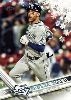 #HMW97 Kevin Kiermaier - Tampa Bay Rays - 2017 Topps Holiday Baseball