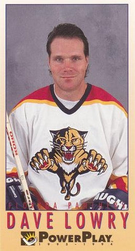 #97 Dave Lowry - Florida Panthers - 1993-94 Fleer PowerPlay Hockey