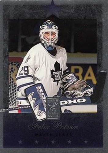 #97 Felix Potvin - Toronto Maple Leafs - 1995-96 Donruss Elite Hockey