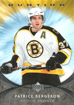 #97 Patrice Bergeron - Patrice Bergeron - 2007-08 Upper Deck Ovation Hockey