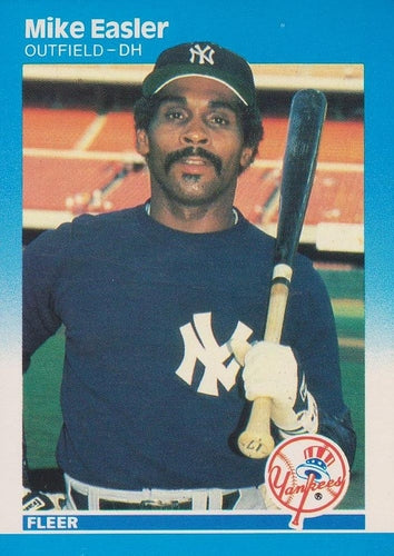 #97 Mike Easler - New York Yankees - 1987 Fleer Baseball