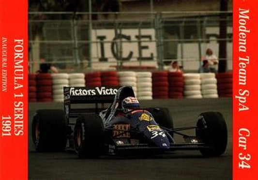 #97 Nicola Larini - Modena Team SpA - 1991 Carms Formula 1 Racing