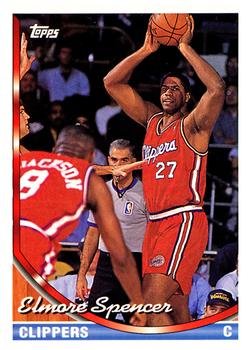 #97 Elmore Spencer - Los Angeles Clippers - 1993-94 Topps Basketball