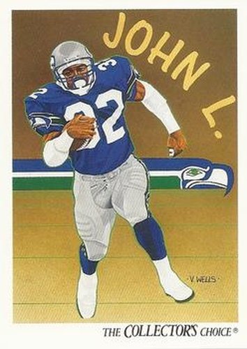 #97 John L. Williams - Seattle Seahawks - 1991 Upper Deck Football