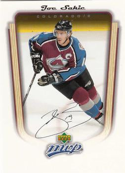 #97 Joe Sakic - Colorado Avalanche - 2005-06 Upper Deck MVP Hockey