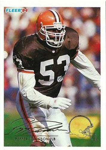 #97 Pepper Johnson - Cleveland Browns - 1994 Fleer Football