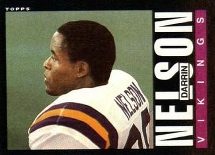 #97 Darrin Nelson - Minnesota Vikings - 1985 Topps Football