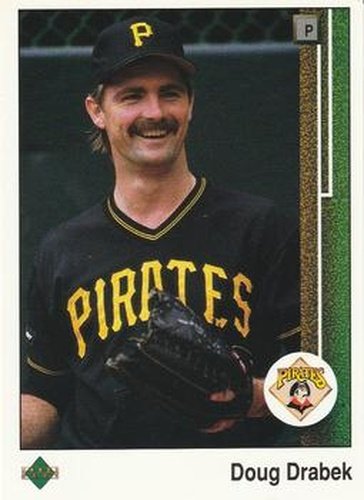 #597 Doug Drabek - Pittsburgh Pirates - 1989 Upper Deck Baseball