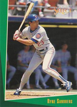 #97 Ryne Sandberg - Chicago Cubs - 1993 Select Baseball