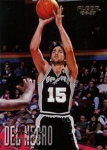 #97 Vinny Del Negro - San Antonio Spurs - 1996-97 Fleer Basketball