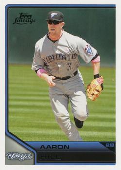 #97 Aaron Hill - Toronto Blue Jays - 2011 Topps Lineage Baseball