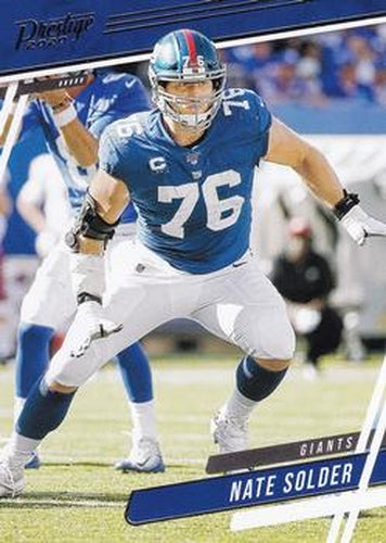 #97 Nate Solder - New York Giants - 2020 Panini Prestige Football