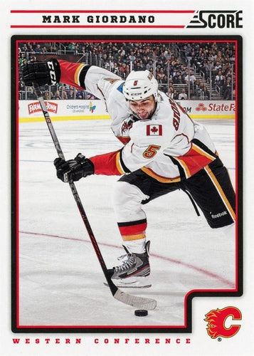#97 Mark Giordano - Calgary Flames - 2012-13 Score Hockey