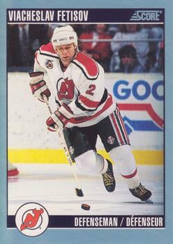 #97 Viacheslav Fetisov - New Jersey Devils - 1992-93 Score Canadian Hockey
