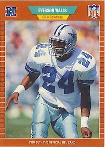 #97 Everson Walls - Dallas Cowboys - 1989 Pro Set Football