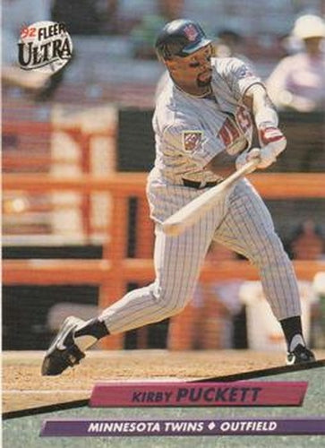 #97 Kirby Puckett - Minnesota Twins - 1992 Ultra Baseball