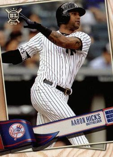 #97 Aaron Hicks - New York Yankees - 2019 Topps Big League Baseball