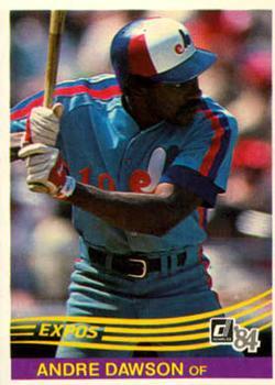 #97 Andre Dawson - Montreal Expos - 1984 Donruss Baseball