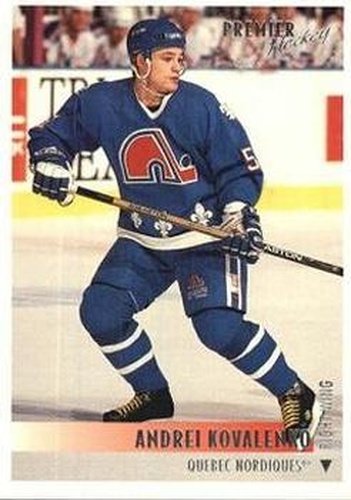 #97 Andrei Kovalenko - Quebec Nordiques - 1994-95 Topps Premier Hockey