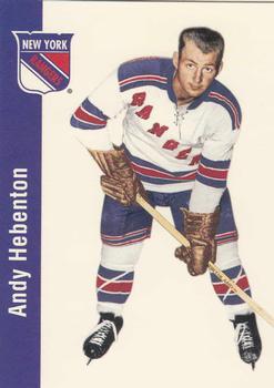 #97 Andy Hebenton - New York Rangers - 1994 Parkhurst Missing Link 1956-57 Hockey