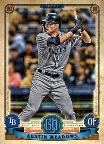 #97 Austin Meadows - Tampa Bay Rays - 2019 Topps Gypsy Queen Baseball
