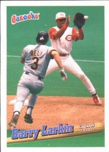 #97 Barry Larkin - Cincinnati Reds - 1996 Bazooka Baseball