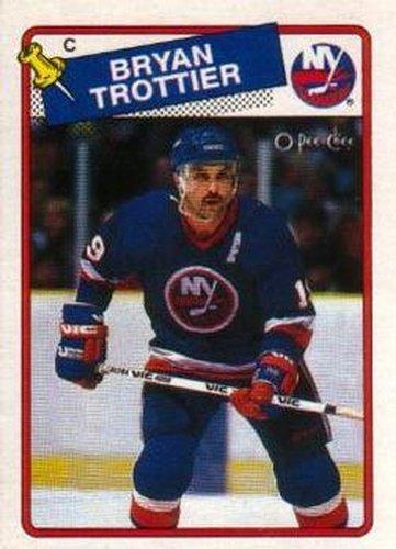#97 Bryan Trottier - New York Islanders - 1988-89 O-Pee-Chee Hockey
