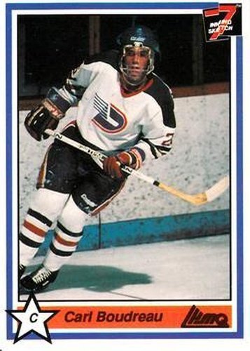 #97 Carl Boudreau - Trois-Rivieres Draveurs - 1990-91 7th Inning Sketch QMJHL Hockey