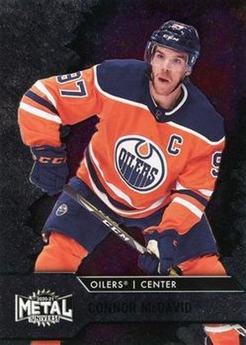 #97 Connor McDavid - Edmonton Oilers - 2020-21 Skybox Metal Universe Hockey