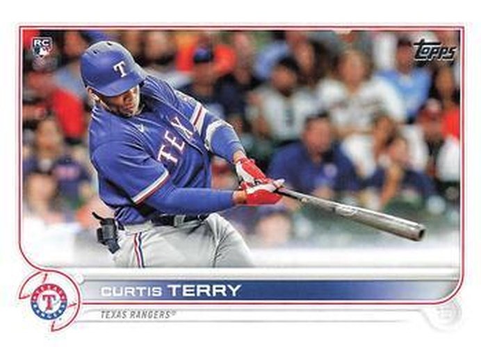 #97 Curtis Terry - Texas Rangers - 2022 Topps Baseball