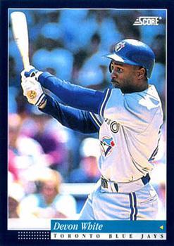 #97 Devon White - Toronto Blue Jays -1994 Score Baseball