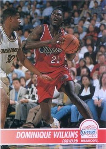 #97 Dominique Wilkins - Los Angeles Clippers - 1994-95 Hoops Basketball