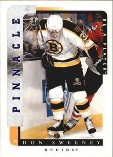 #97 Don Sweeney - Boston Bruins - 1996-97 Pinnacle Be a Player Hockey