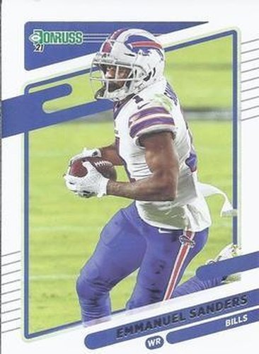#97 Emmanuel Sanders - Buffalo Bills - 2021 Donruss Football