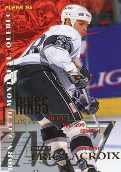 #97 Eric Lacroix - Los Angeles Kings - 1994-95 Fleer Hockey