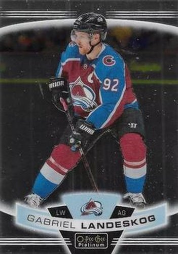 #97 Gabriel Landeskog - Colorado Avalanche - 2019-20 O-Pee-Chee Platinum Hockey