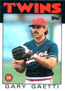 #97 Gary Gaetti - Minnesota Twins - 1986 Topps Baseball