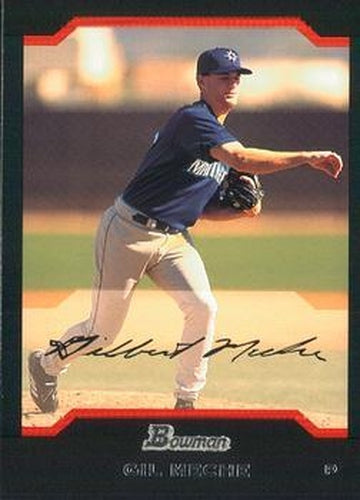 #97 Gil Meche - Seattle Mariners - 2004 Bowman Baseball