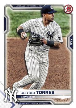 #97 Gleyber Torres - New York Yankees - 2021 Bowman Baseball