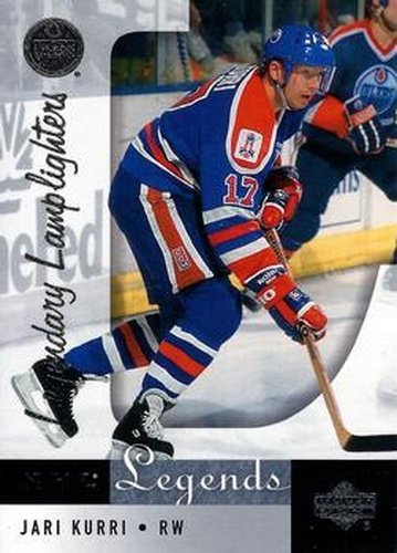 #97 Jari Kurri - Edmonton Oilers - 2001-02 Upper Deck Legends Hockey