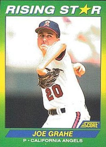 #97 Joe Grahe - California Angels - 1992 Score 100 Rising Stars Baseball