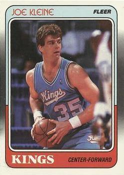 #97 Joe Kleine - Sacramento Kings - 1988-89 Fleer Basketball