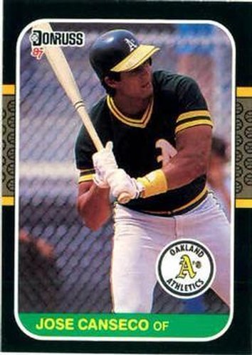 #97 Jose Canseco - Oakland Athletics - 1987 Donruss Baseball