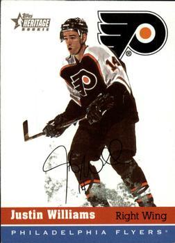#97 Justin Williams - Philadelphia Flyers - 2000-01 Topps Heritage Hockey