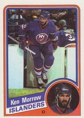 #97 Ken Morrow - New York Islanders - 1984-85 Topps Hockey