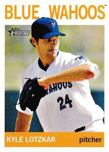 #97 Kyle Lotzkar - Pensacola Blue Wahoos - 2013 Topps Heritage Minor League Baseball